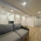 finished basement couch