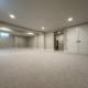 Carpet basement remodel
